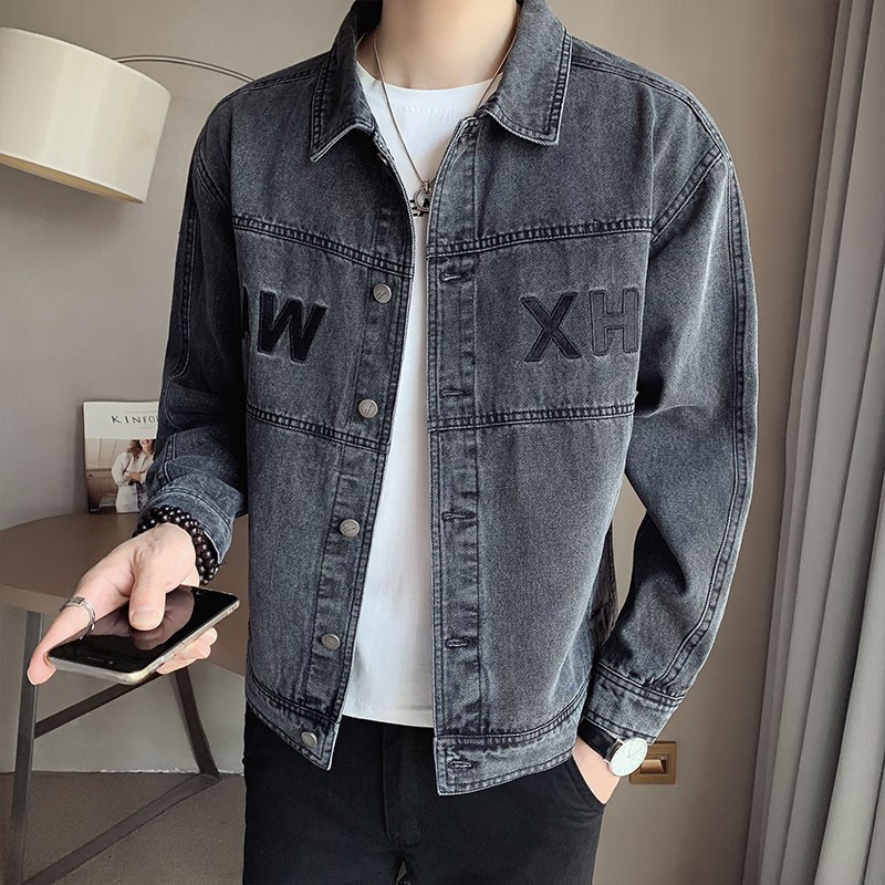 Mã B211: Áo Khoác Denim GAHOZ nam phong cách Hàn Quốc