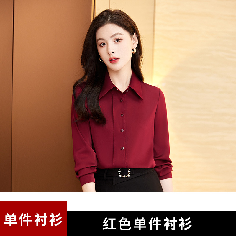 OD075: áo sơ mi nữ lụa dài tay