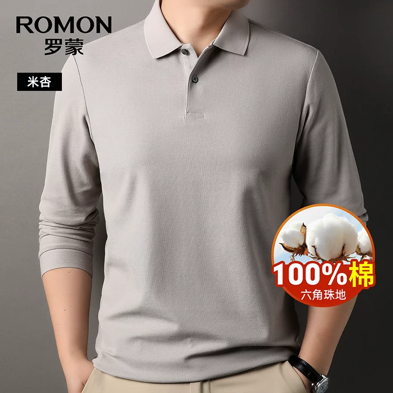 OH144: Áo polo dài tay nam Romon