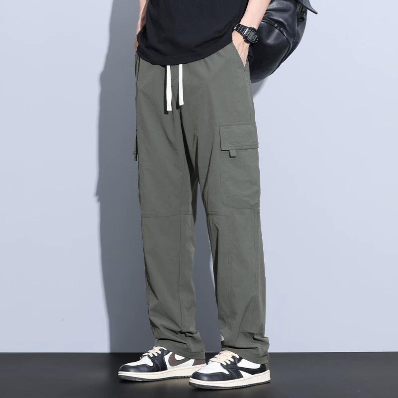 OH167: Quần cargo Jeanswest Ice Silk dành cho nam, dáng mỏng, ống đứng