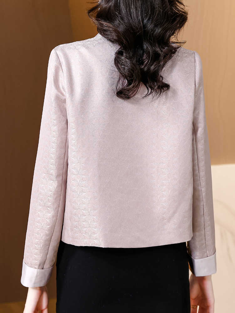 OD688: áo khoác nữ trung niên cao cấp