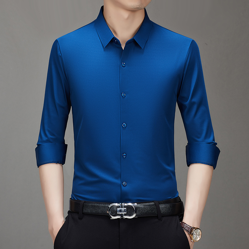 OE280: Áo sơ mi Woodpecker nam cao cấp tay dài công sở không cần ủi áo sơ mi nam cao cấp
