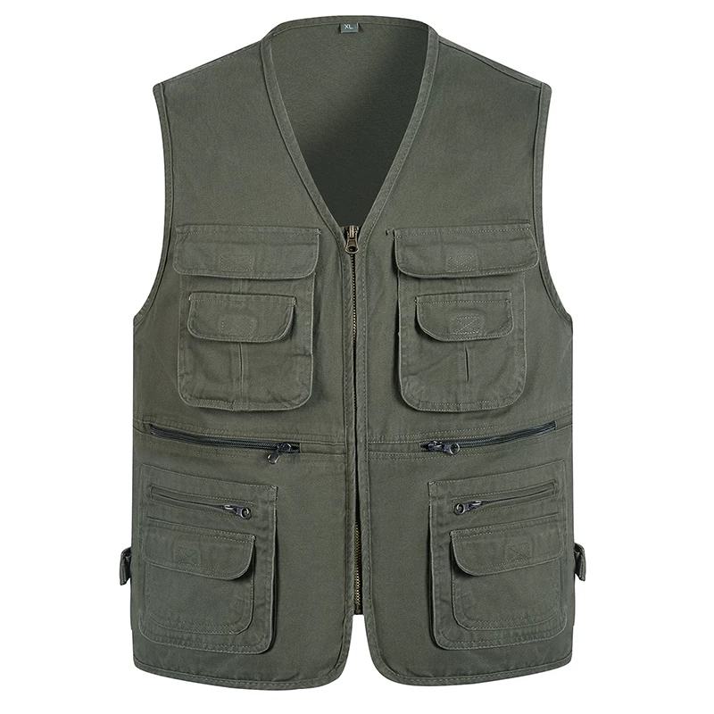 OH011: Áo khoác gile vest cho bố, áo vest cotton