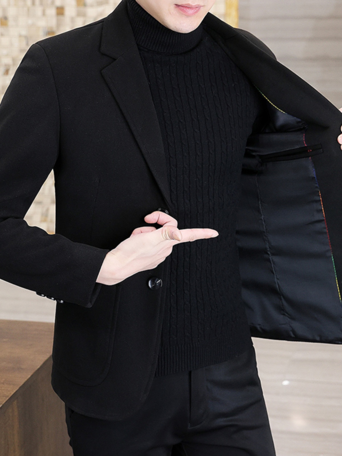 OE470: áo khoác vest nam cao cấp cho nam cao cấp phong cách Hàn Quốc