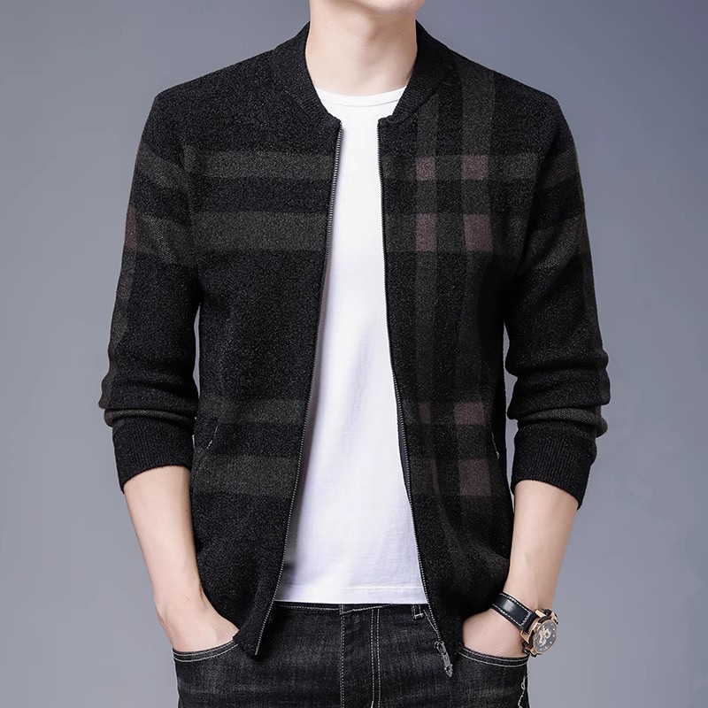 Mã A991: Áo Khoác nam cao cấp kiểu Cardigan Có Mũ