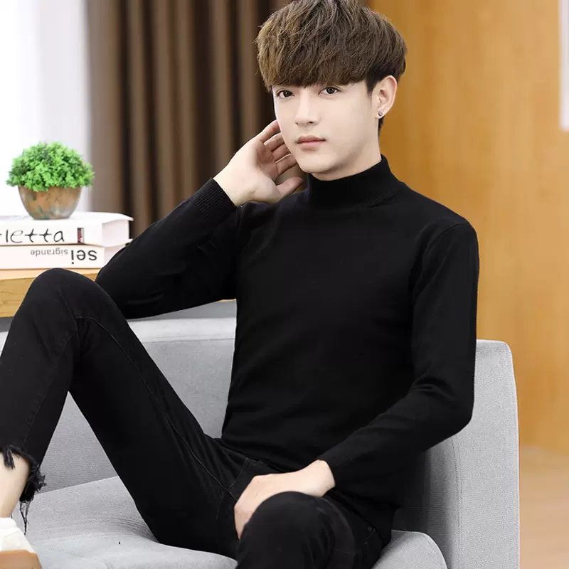 Mã A608: Áo len cổ tròn nam cao cấp phong cách Hàn Quốc