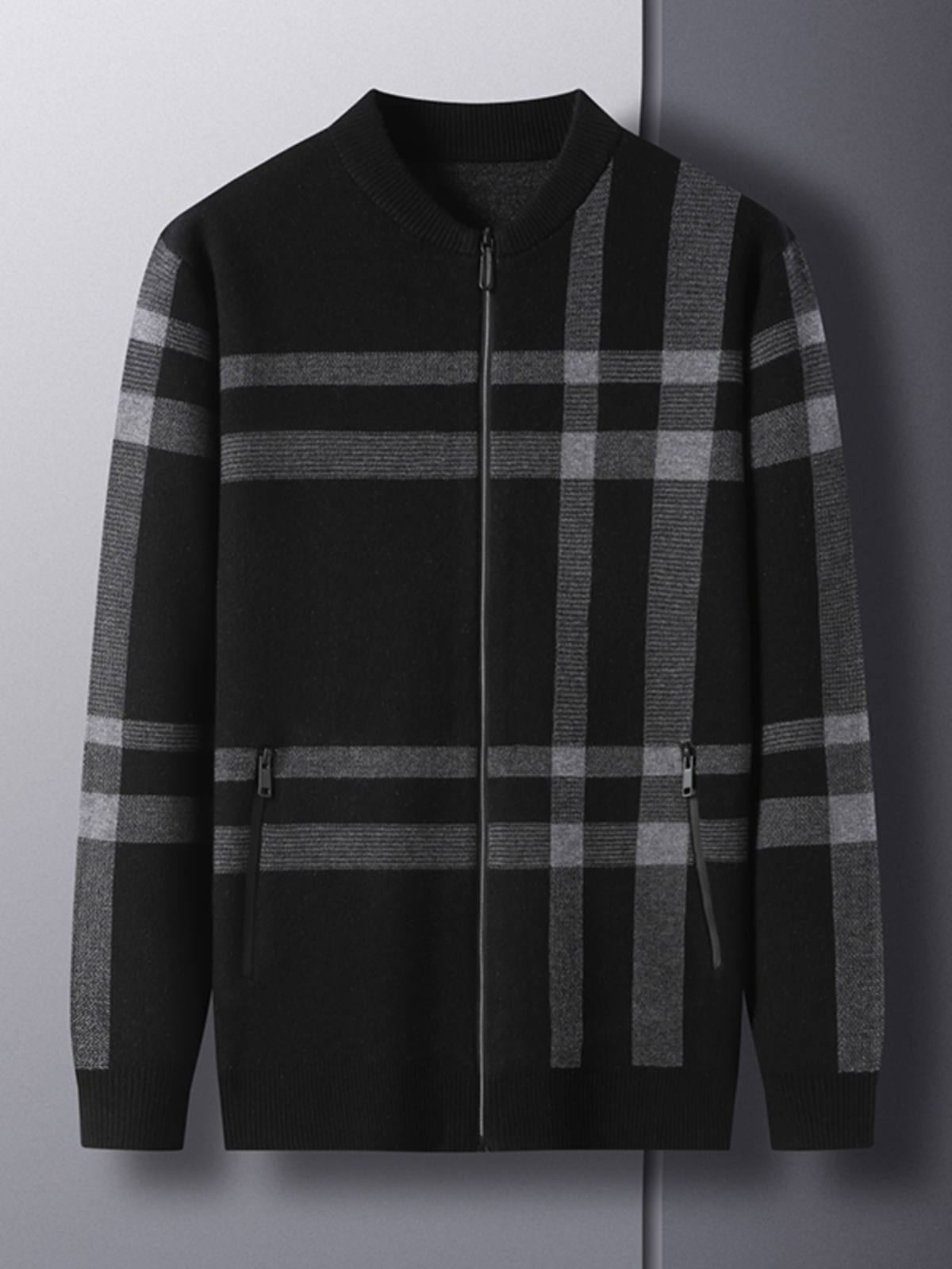 Mã A991: Áo Khoác nam cao cấp kiểu Cardigan Có Mũ