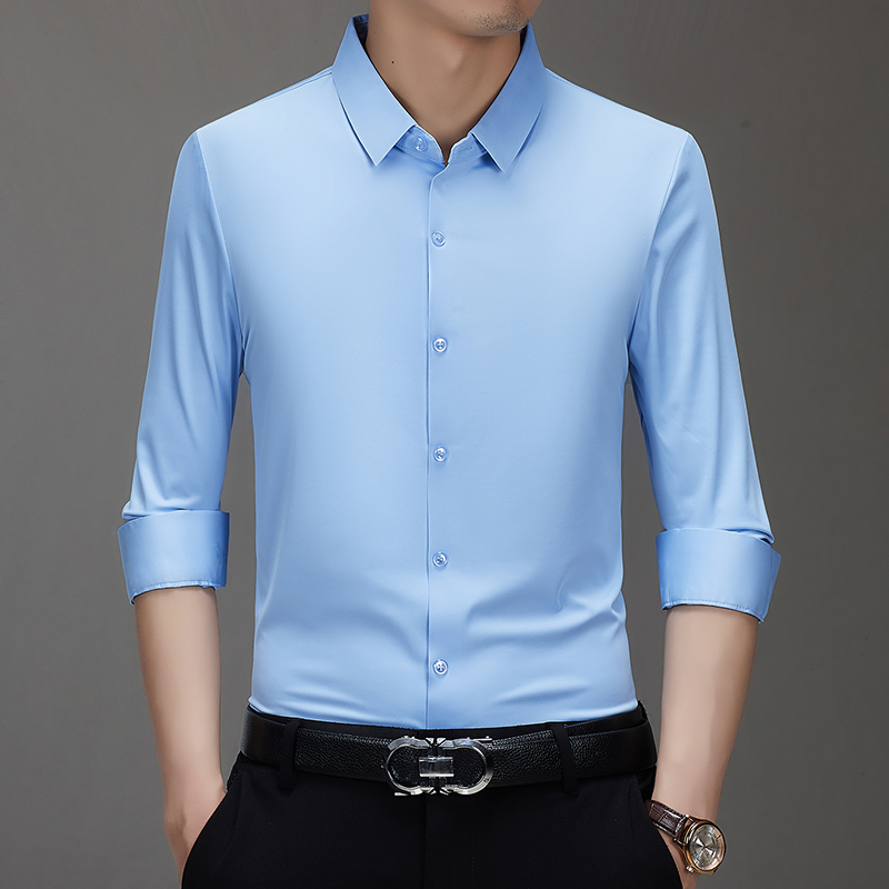 OE280: Áo sơ mi Woodpecker nam cao cấp tay dài công sở không cần ủi áo sơ mi nam cao cấp