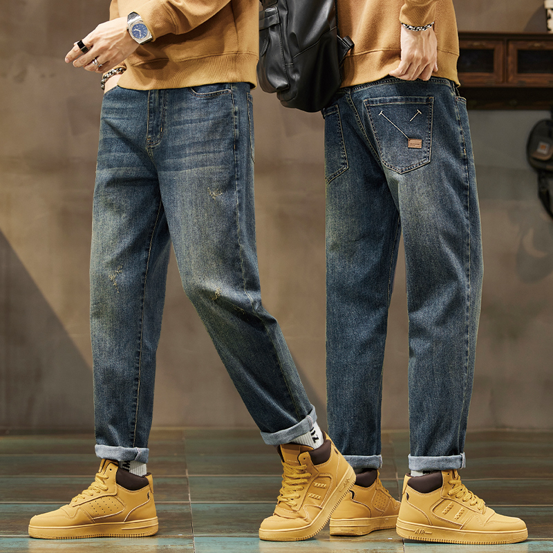 OE107: Quần jeans nam cao cấp thời trang thương hiệu kiểu harem thẳng mới