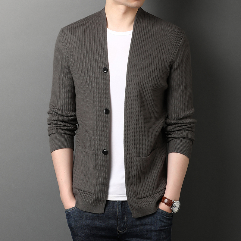 Mã A971: áo len nam cardigan phong cách Hàn Quốc
