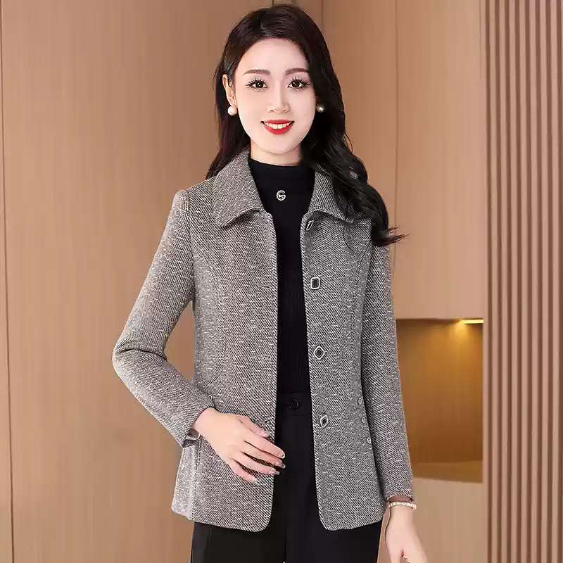 OD1034: Áo khoác nữ trung niên mùa đông Pc nước ngoài thời trang mới cao cấp