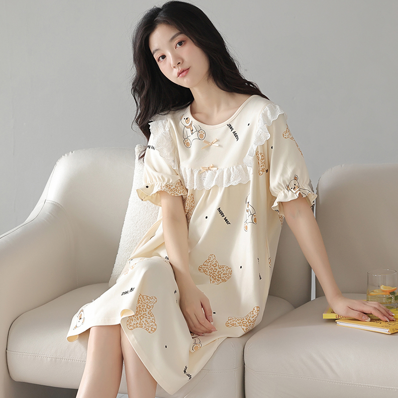 OE527: Váy ngủ Kazhilian Đồ ngủ mùa hè cho nữ SPNN