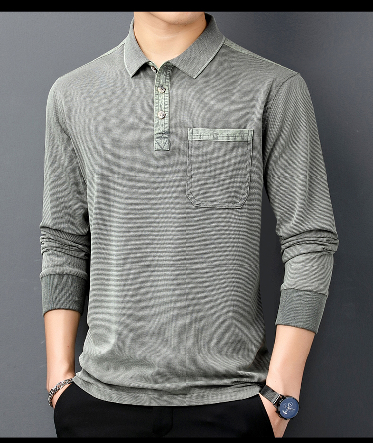 OD260: Áo thun nam ATN dài tay cổ áo polo cổ sơ mi