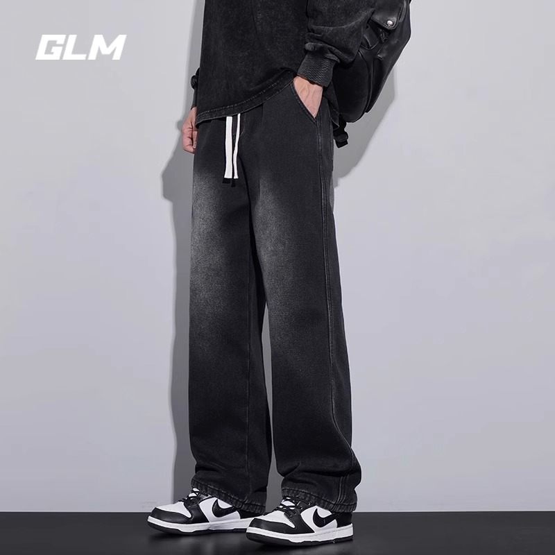 OE133: Quần jeans nam cao cấp Semir Group GLM quần ống rộng ống đứng