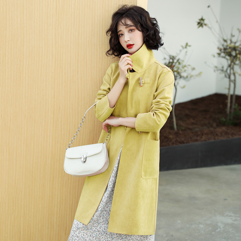 OD589: áo khoác nữ cổ sen cao cấp hàn quốc