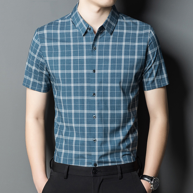 OD244: Áo Sơ Mi nam ATN Tay Ngắn Cotton sọc