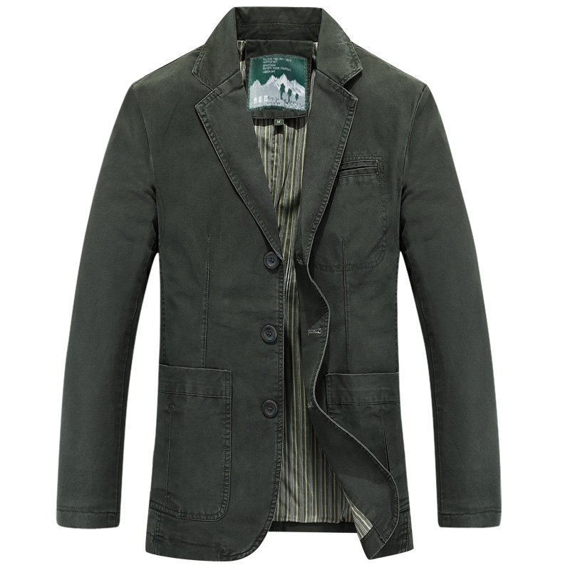 OE187: Áo khoác vest nam cotton