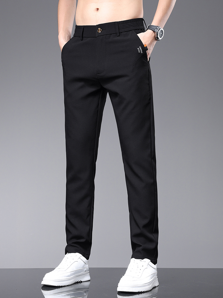 OE853: Quần dài nam vải cotton mỏng mát mẻ co dãn