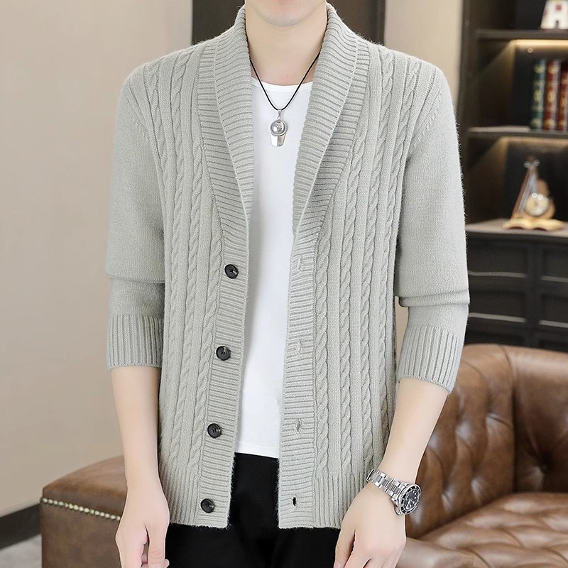 Mã B088: Áo len cardigan cổ chữ V phong cách Hàn Quốc