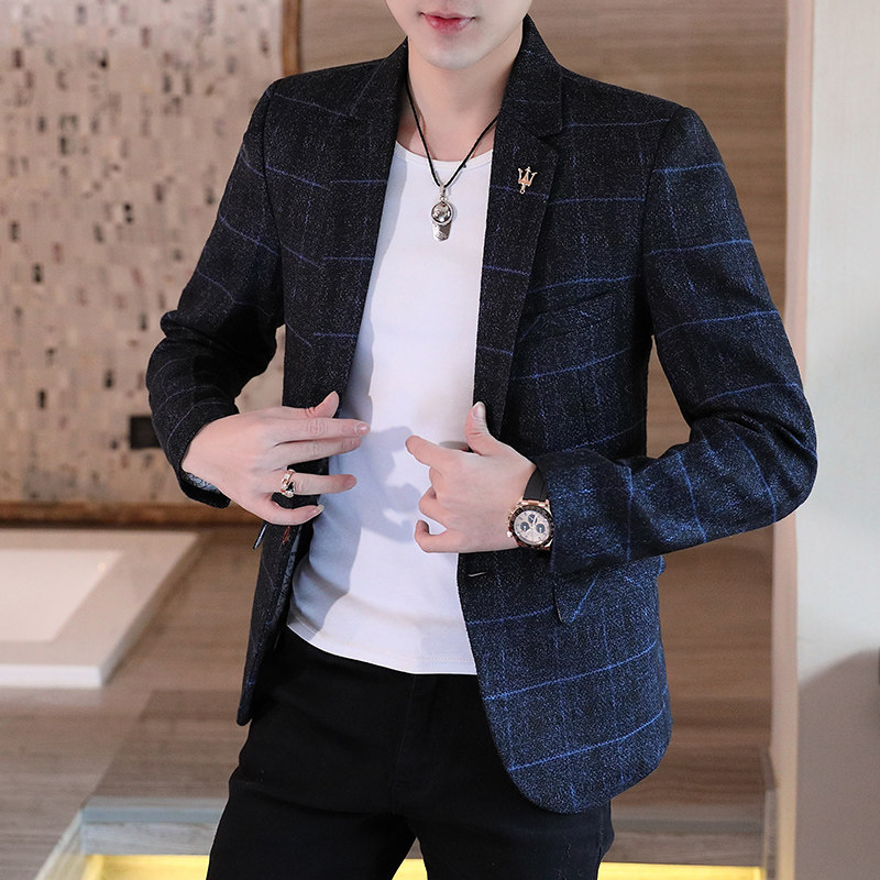 OH072: Áo khoác vest nam thường ngày chất lượng cao, đa năng, dày dặn, kiểu dáng Hàn Quốc