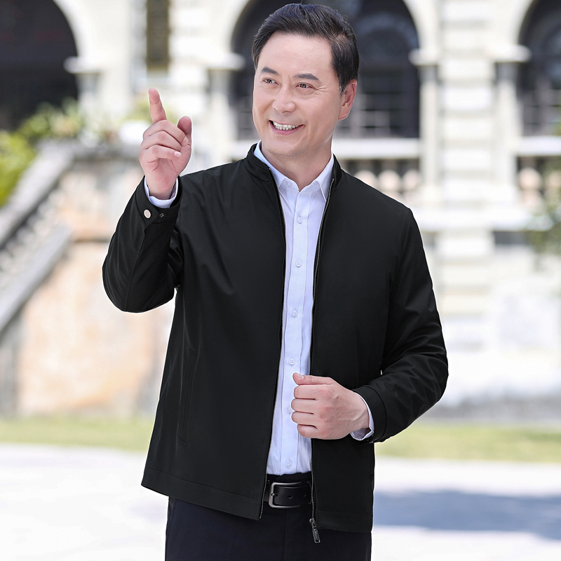 OD904: Áo khoác nam trung niên có ve áo áo khoác nam