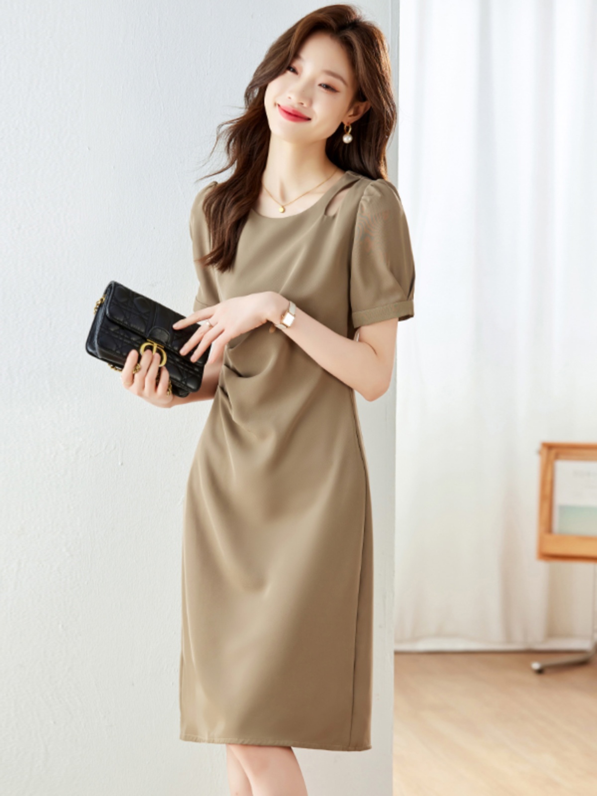 OD124: đầm thiết kế xẻ cao cấp
