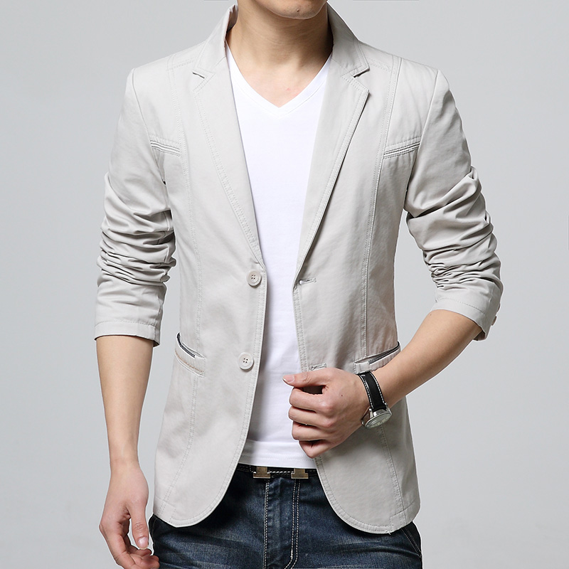 OE075: áo khoác vest mỏng nam Slim Phong Cách Hàn Quốc