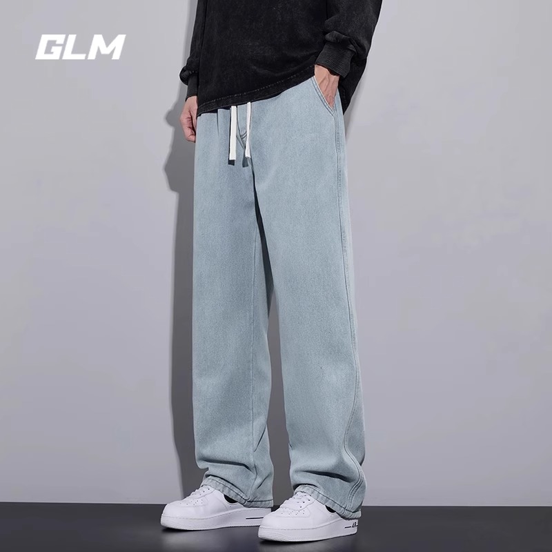 OE133: Quần jeans nam cao cấp Semir Group GLM quần ống rộng ống đứng