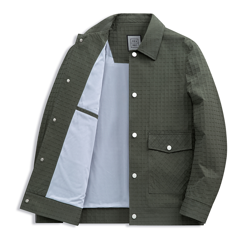 OD937: Áo Khoác Nam Mới Nhỏ Kẻ Sọc Top Trẻ Trung