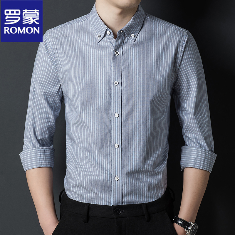 OD235: Áo sơ mi dài tay cotton Luo Meng nam ATN trung niên