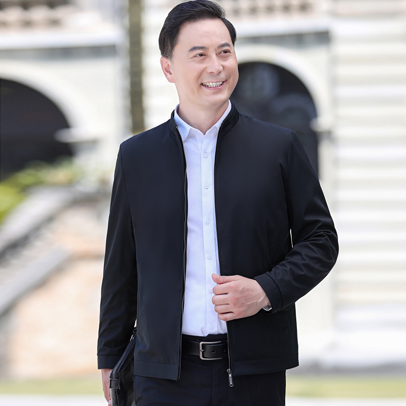 OD904: Áo khoác nam trung niên có ve áo áo khoác nam