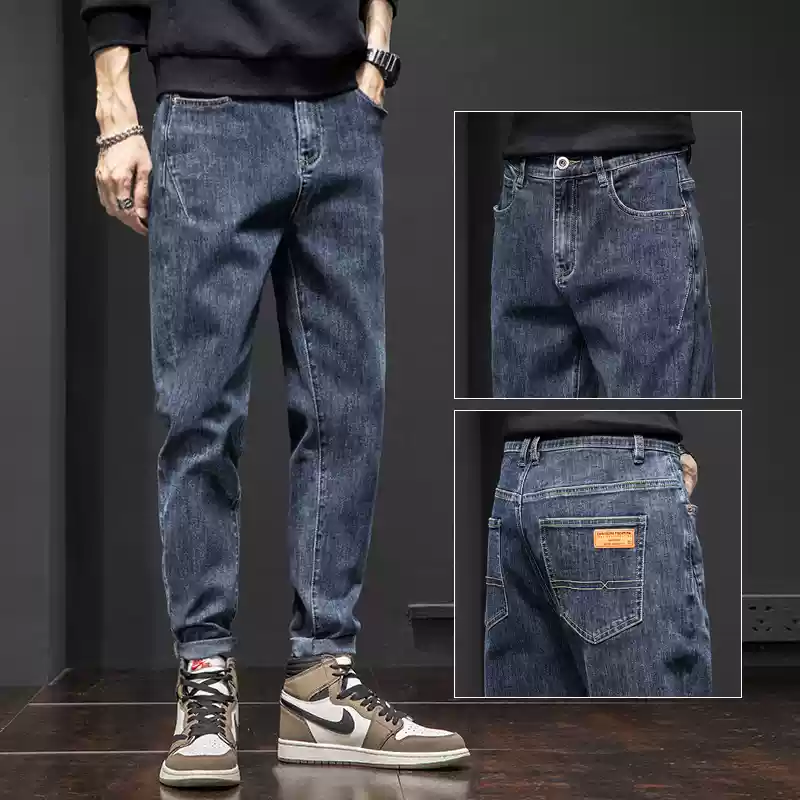OD1046: Quần Jeans Nam Chân Thẳng Slim Pint Thời Trang Thương Hiệu
