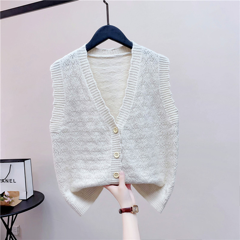 OD480: Áo Vest Nữ Áo Dệt Kim Cardigan