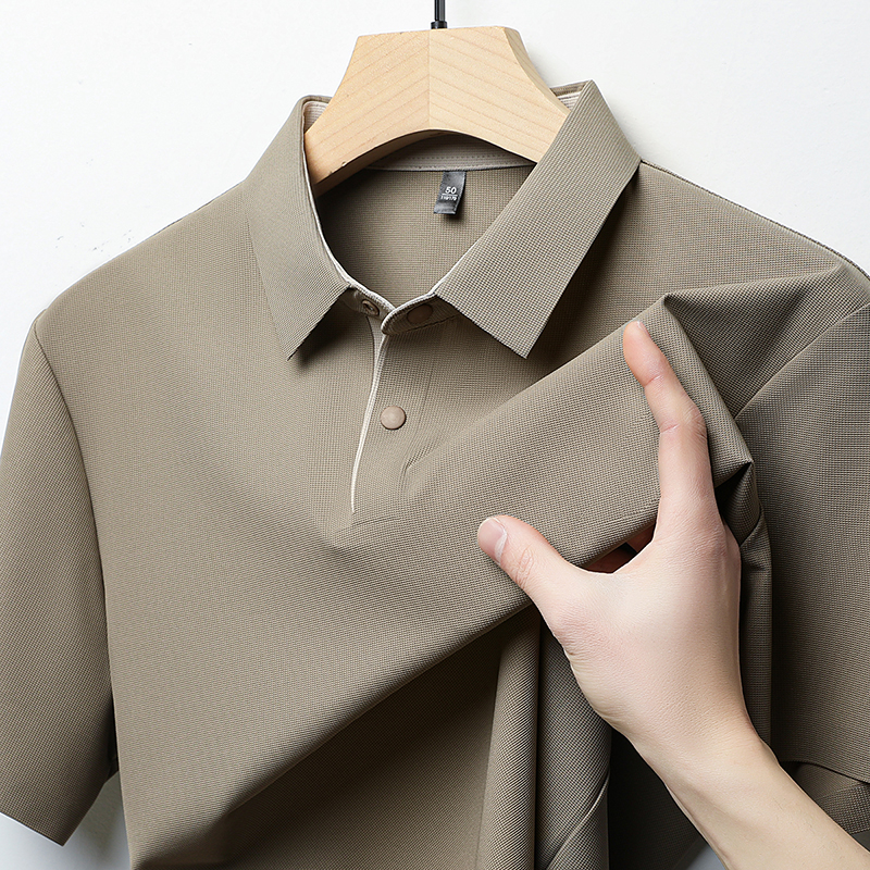 OE937: Áo thun polo tay ngắn Romon dành cho nam cao cấp ve áo