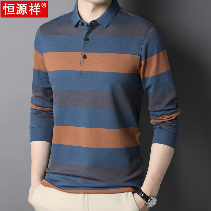 OD289: áo thun nam dài tay cotton ve áo sọc
