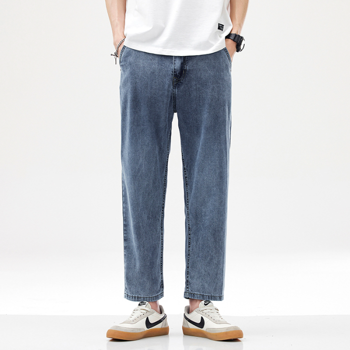 OE224: Quần jeans nam cao cấp cao cấp Xintang Tencel lụa băng
