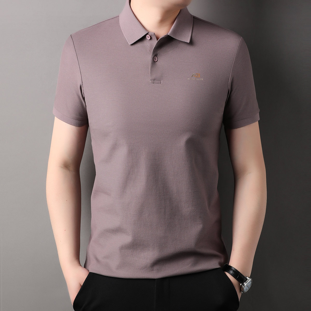 OE247: Áo thun nam cao cấp atn áo polo tay ngắn cổ bẻ mùa hè