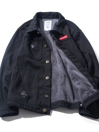 Mã A634: Áo khoác denim nam from ngắn dáng rộng phong cách Hàn Quốc