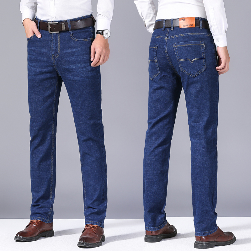 OD411: Quần Jean Nam Công Sở Xuân Thu Co Giãn