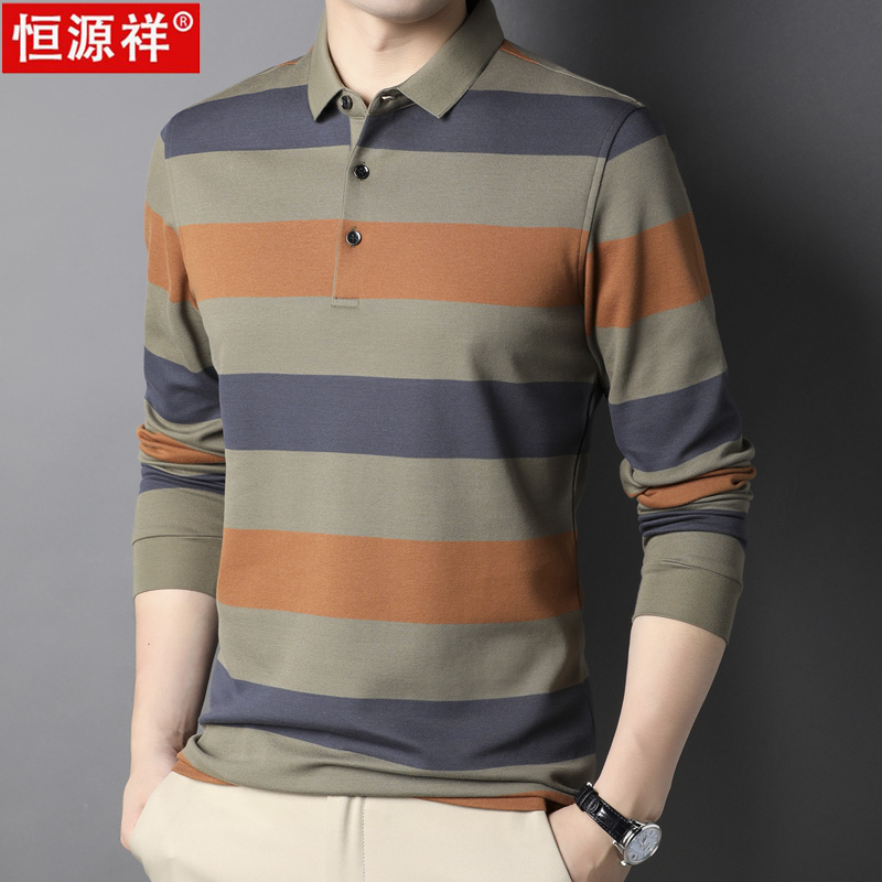 OD289: áo thun nam dài tay cotton ve áo sọc