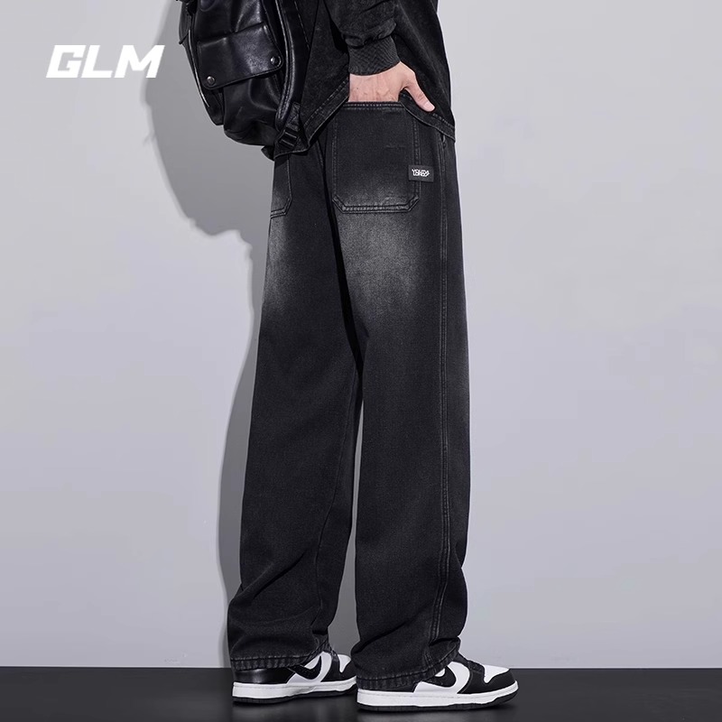OE133: Quần jeans nam cao cấp Semir Group GLM quần ống rộng ống đứng