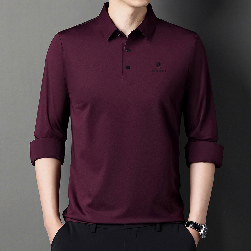 OD234: Áo thun nam ATN dài tay trung niên áo sơ mi cổ polo
