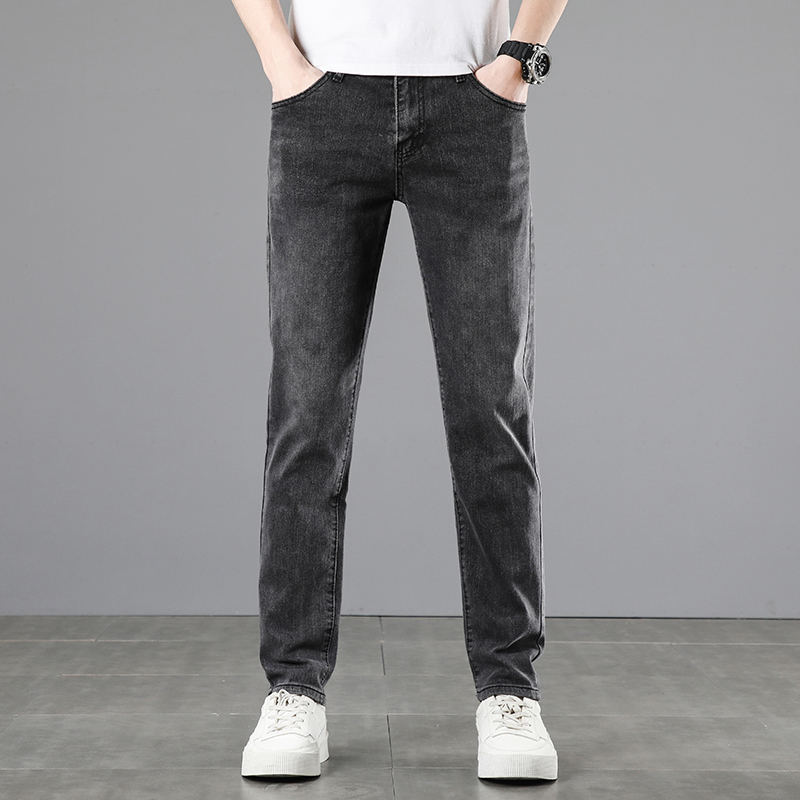 OC980: Quần Jean Co Giãn Nam Slim Quần Thẳng Thoải Mái Cao Cấp Hợp Thời Trang