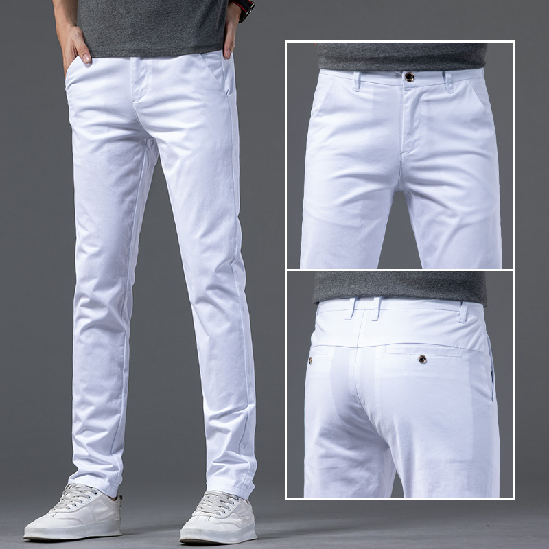 OE792: Quần dài cho nam Quần dài thẳng ôm dáng bằng cotton