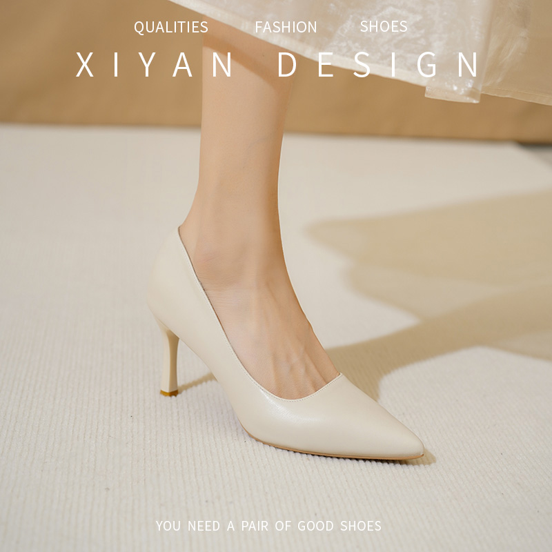 OE356: giày cao gót nữ không mỏi chân giày đơn