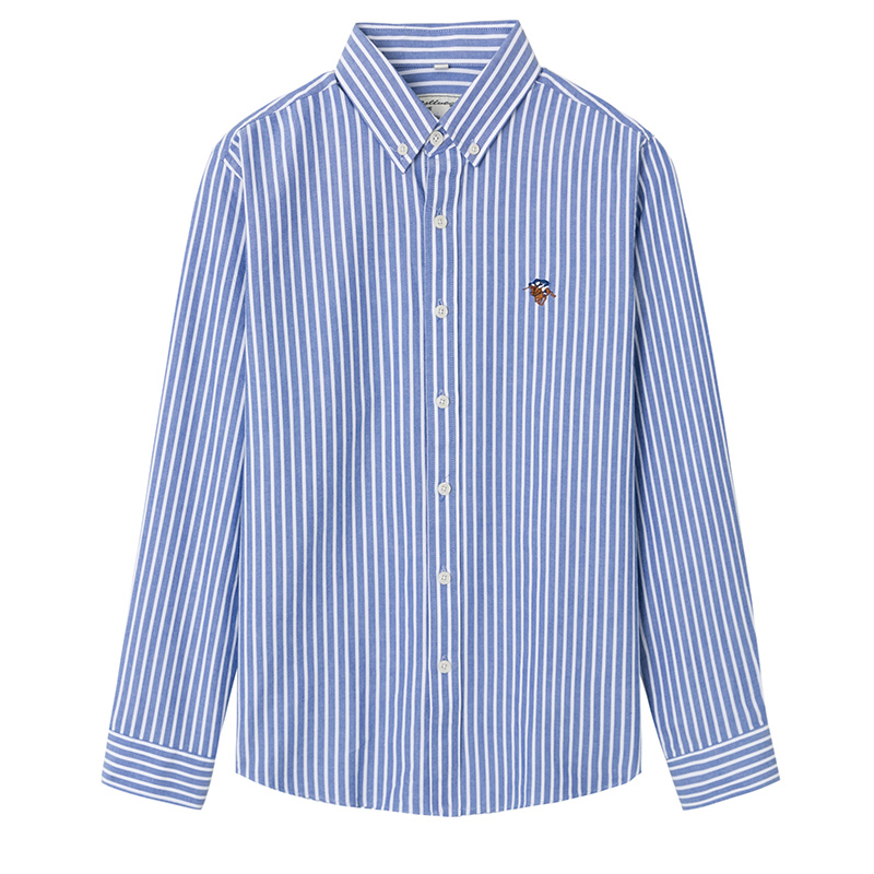 OC983: Áo sơ mi cotton dài tay nam mùa xuân thu Paul Oxford kẻ sọc cỡ lớn
