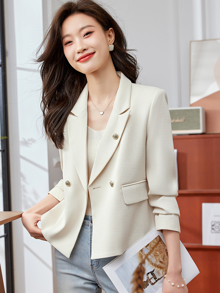 OD068: áo khoác cổ vest nữ cao cấp