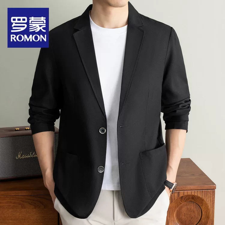 OH173: Áo khoác nam Romon Linen mới mùa hè, mỏng nhẹ