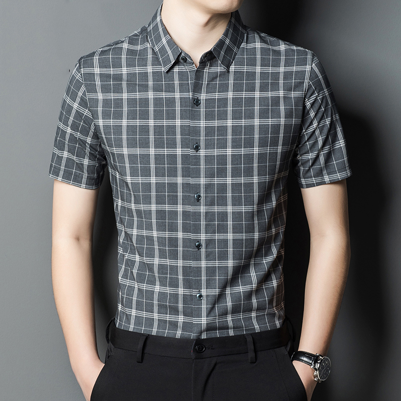 OD244: Áo Sơ Mi nam ATN Tay Ngắn Cotton sọc
