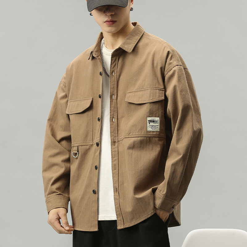 Mã A950: Áo khoác Denim Nam Thương Hiệu Retro